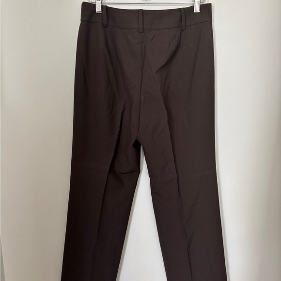 Ann Taylor Petites 10P - Fully lined Classic Dark Brown Dress Pants - Picture 3 of 4